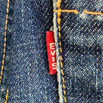 エヴィス EVISU ナンバーツー No2 イエローカモメ デニム ネイビー 33ⅹ35サイズ 201MB-1128