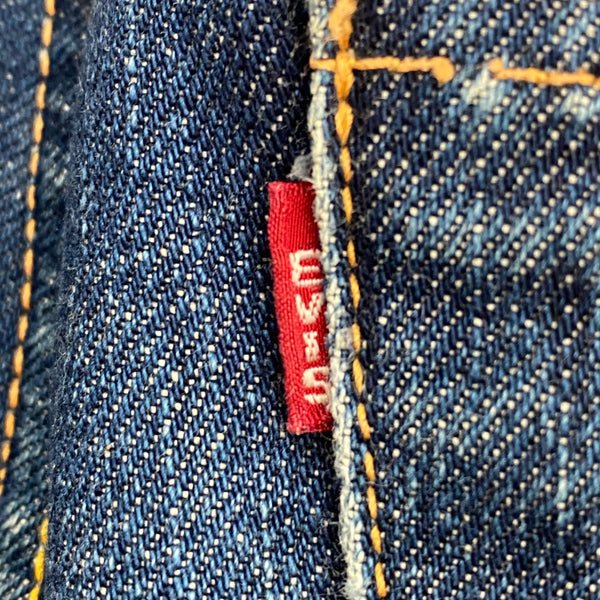 エヴィス EVISU ナンバーツー No2 イエローカモメ デニム ネイビー 33ⅹ35サイズ 201MB-1128