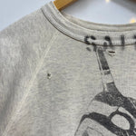 セントマイケル SAINT MICHAEL EVA-01 RAGLAN SWEAT SHIRT スウェット グレー 201MT-4162