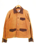 カーハート Carhartt 80’s "100 YEARS" Barn Chore Jacket チョアジャケット ダック地 カバーオール CU016 ジャケット 無地 ベージュ 103MT-508