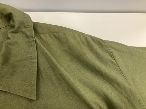 ミリタリー Military 60's 60年代 US ARMY Jungle Fatigue JACKET ジャングルファティーグ ジャケット 3rd ノンリップ Vintage ヴィンテージ DSA-100-67-C-0158 SMALL-LONG ジャケット カーキ Sサイズ 101MT-4366