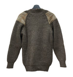 エコッセ Niffi ECOSSE Harris Tweed ハリスツイード ニット 英国製 くるみボタン カーディガン チェック ブラウン XSサイズ 104MT-2257