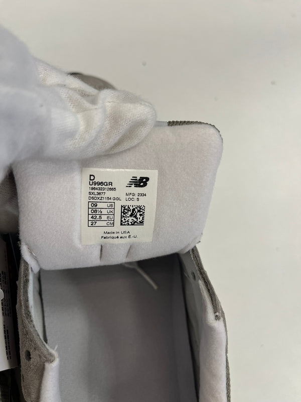 ニューバランス new balance made in USA U996GR メンズ靴 スニーカー グレー 27cm 101sh-2210
