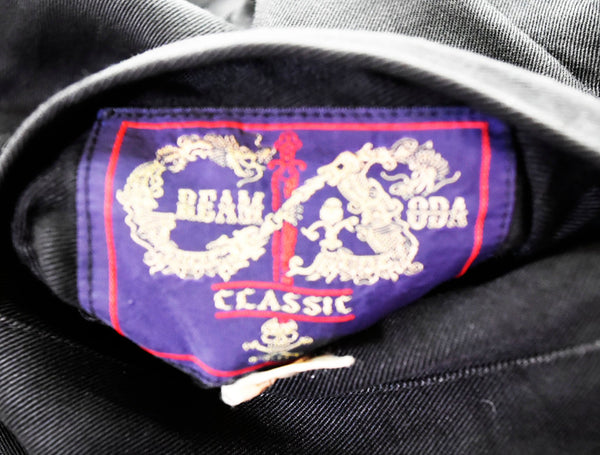 クリームソーダ CREAM SODA 80s リーバーシブル スカジャン ドラゴン 黒 ジャケット 刺繍 ブラック 103MT-431
