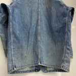 【曜日割引対象外】 リー Lee 90's 91-J 復刻 カバーオール デニム 412 ジャケット ブルー Lサイズ 201MT-4719 VB