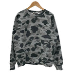 アベイシングエイプ A BATHING APE Camo Ape Head Crewneck Sweatshirt 001SWK801005M スウェット グレー Lサイズ 201MT-4795