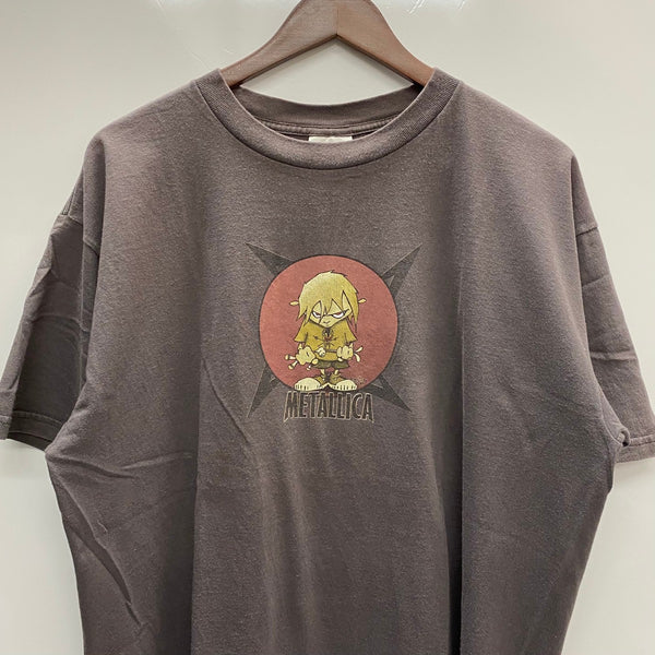 【曜日割引対象外】 ヴィンテージ vintage 90's 1999年製 メタリカ METALLICA  Tシャツ グレー XLサイズ 201MT-4293 VB