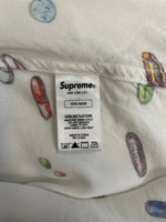 シュプリーム SUPREME Pills Rayon Shirt ピルスレーヨンシャツ 白 半袖シャツ ホワイト Mサイズ 101MT-4478