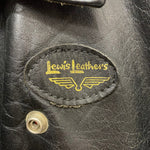 【曜日割引対象外】 ルイスレザー Lewis Leathers 70's~ BRONX JACKET ブロンクスジャケット OPTIZIP 青羽タグ レギュラーフィット ジャケット ブラック 38サイズ 201MT-3442 VB