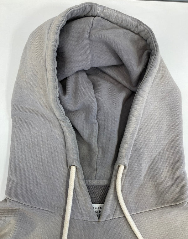 メゾン マルジェラ Maison Margiela スリーブレス フーディ ノースリーブ パーカー ロゴ ヴィンテージ加工 サイズ50 パーカ グレー 101MT-3679