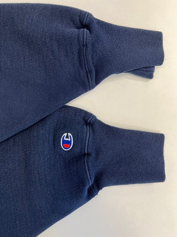 チャンピオン Champion 90s～ ヴィンテージ vintage 刺繍タグ リバースウィーブ REVERSE WEAVE カレッジロゴ USA製 アメリカ製 スウェット ネイビー Lサイズ 101MT-4475