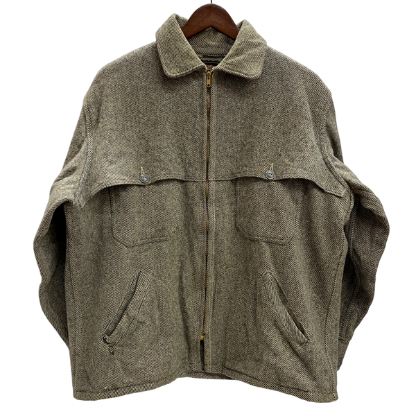 【曜日割引対象外】 ウールリッチ WOOLRICH 50's ウールジャケット VINTAGE 黒タグ ジャケット グレー 201MT-4276 VB