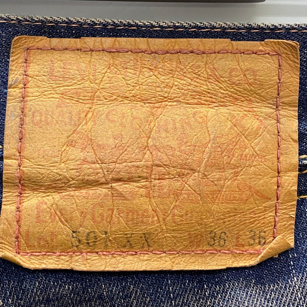 【曜日割引対象外】 リーバイス Levi's Levi’s Vintage Clothing LVC 501XX ローライズウォーンハードカスタマイズド 55年 55501 デニム ブルー W36サイズ 201MB-852 VB