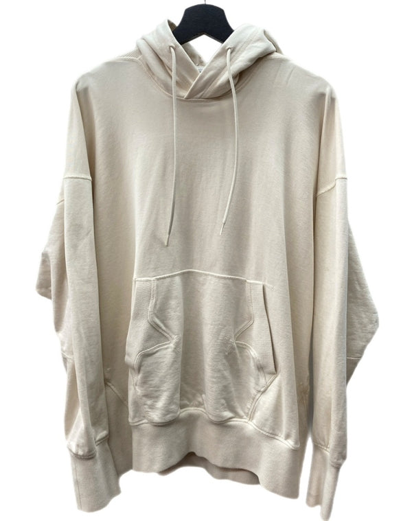 ワイスリー Y-3 STACKED LOGO HOODIE スタック ロゴ フーディ パーカー アイボリー パーカ ロゴ ベージュ Mサイズ 104MT-2170