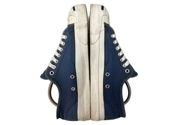 コンバース CONVERSE 90s JACK PURCELL LOW ジャック パーセル ロー USA製 ヴィンテージ シューズ 紺 メンズ靴 スニーカー ネイビー US7 1/2 104S-893