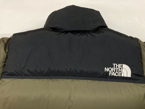 ザノースフェイス THE NORTH FACE NUPTSE JACKET ヌプシ ダウンジャケット アウター 刺繍 KHAKI 緑 ND91841 ジャケット ロゴ カーキ Mサイズ 104MT-755