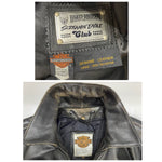 【曜日割引対象外】 ハーレーダビッドソン HARLEY-DAVIDSON USA製 SCREAMIN EAGLE レザージャケット シングルライダースジャケット インナー付き ジャケット ブラック 38サイズ 201MT-4532 VB