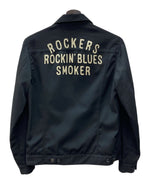 ワコマリア WACKO MARIA ROCKERS ROCKIN’ BLUES SMORKER L/S SHIRT ウール 長シャツ ワークシャツ 黒 ジャケット 刺繍 ブラック Mサイズ 104MT-2230