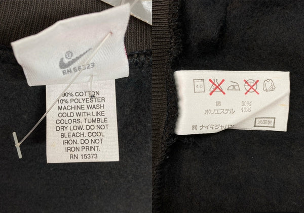 ナイキ NIKE 90s CREWNECK SWEATSHIRT クルーネック スウェット デッドストック USA製 トレーナー プリント AJ 茶 660045 スウェット ロゴ ブラウン Lサイズ 104MT-1702