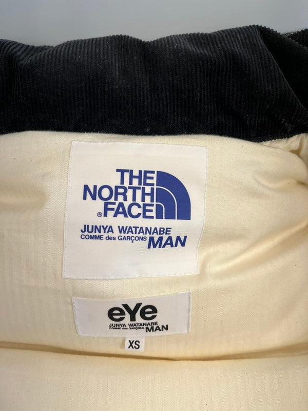 ノースフェイス THE NORTH FACE eYe COMME des GARCONS  JUNYA WATANABE MAN コムデギャルソン ジュンヤワタナベ コラボ ダウンベスト  WJ-V901 XS ベスト グレー SSサイズ 101MT-4945