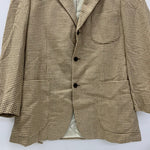 ラルフローレン Ralph Lauren 90's テーラードジャケット 千鳥格子 ジャケット ベージュ 201MT-4474