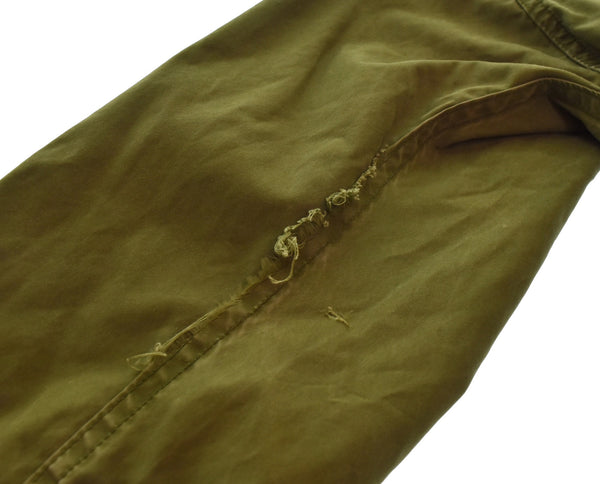 ミリタリー Military 80s USARMY M-65 フィッシュテールパーカー 80's アメリカ軍 SCOVILLジッパー 8415-00-782-3219 ジャケット カーキ Lサイズ 103MT-3330