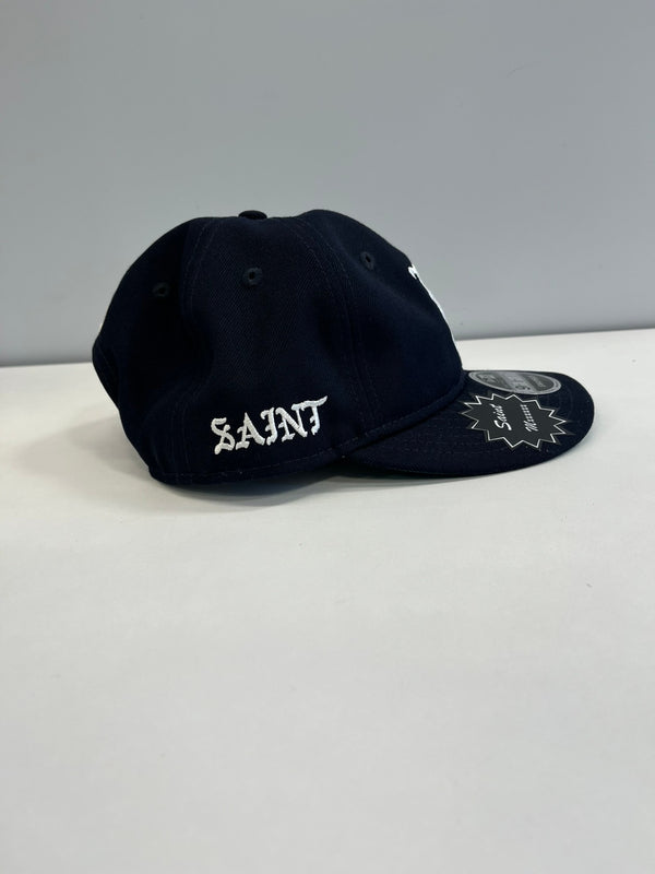 セントマイケル SAINT MICHAEL SAINT Mxxxxxx ニューエラ NEWERA Retro Crown 9FIFTY MX Cap NAVY 紺 刺繍 帽子 メンズ帽子 キャップ ネイビー 101hat-190