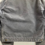 【曜日割引対象外】 カーハート Carhartt 00's デトロイトジャケット 裏地チェック USA製 ジャケット ブラック XLサイズ 201MT-4755 VB