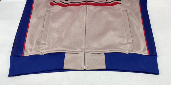 シュプリーム SUPREME World Famous Jacquard Track Jacket ワールド フェイマス ジャカード トラック ジャケット 灰 ジャケット ロゴ グレー Lサイズ 104MT-1525