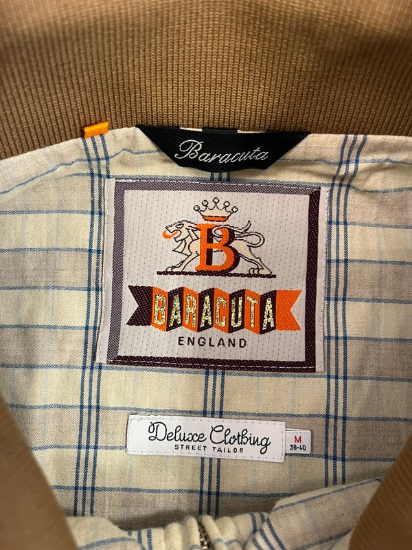 バラクータ BARACUTA DELXE CLOTHING スイングトップ ブルゾン ZBG179 ジャケット ベージュ Mサイズ 101MT-4344
