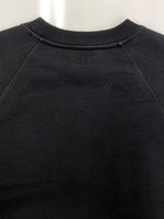 アミパリス AMI PARIS AMI DE COEUR CREWNECK SWEATSHIRT クルーネック スウェットシャツ トレーナー ハート 長袖 パーカー 黒 USW004-747 スウェット 刺繍 ブラック Lサイズ 104MT-2133