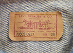 リーバイス Levi's 90s 70505-0217 デニムトラッカージャケット Made in USA 90's USA製 ボタン裏715 38 ジャケット ブルー 103MT-3560