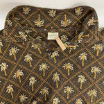 【曜日割引対象外】 キャピタル KAPITAL ヤシの木 総柄 コットン ポロシャツ Tシャツ イエロー 2サイズ 201MT-4408 VB