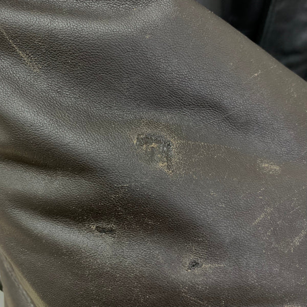 アナログ Analog 00s レザーダウン ジャケット ブラウン Mサイズ 201MT-4864