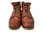 レッドウィング RED WING 90s 6-inch Classic Moc インチ クラシックモック モカシン Irish Setter 半円犬タグ レースアップ シューズ 赤茶 875 メンズ靴 ブーツ ワーク ブラウン サイズ 9 2E 104S-762