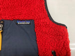 パタゴニア Patagonia レトロX ボアベスト フリース アウトドア 胸ポケット ロゴ刺繡 キッズ規格 USA製 RED 赤 STYLE65561 ベスト ロゴ レッド KIDS XL(14) 104LT-259