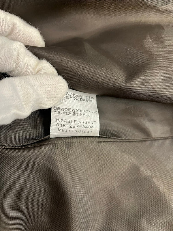 ノスプロジェクト NO.S PROJECT バイオリンスカート ハイウェスト フレア スカート ブラウン Mサイズ 101LB-20