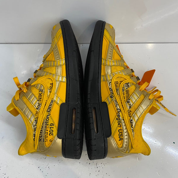 ナイキ NIKE オフホワイト Off-White コラボ エアラバーダンク Air Rubber Dunk CU6015-700  メンズ靴 スニーカー イエロー 27cmサイズ 201-shoes1441