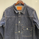 【曜日割引対象外】 ティーシービージーンズ TCB JEANS 30’s 復刻 Denim Jacket 1st ジャケット ブルー 42サイズ 201MT-4424 VB