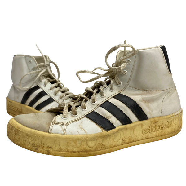 【曜日割引対象外】 アディダス adidas 90's ドイツ製 allround made in Germany 30700 メンズ靴 スニーカー ホワイト 25.5cmサイズ 201-shoes1584 VB