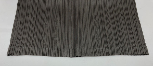 イッセイミヤケ ISSEY MIYAKE プリーツプリーズ PLEATS PLEASE ジップアップ フルジップ ドメス Y2K 日本製 OLIVE オリーブ KHAKI 緑 グリーン系 PP63-JD427 ジャケット 無地 カーキ SIZE4 104LT-252