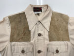ヴィンテージ vintage 60's 60年代 10-X ハンティング シューティング サファリジャケット スウェード 生成り ジャケット 無地 ベージュ 104MT-1790