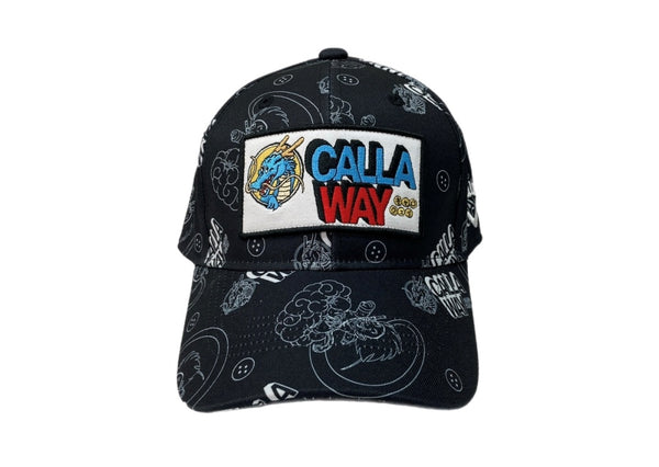 キャロウェイ Callaway × DRAGON BALL ドラゴンボール GOLF CAP ゴルフ キャップ アニメ 帽子 ハット 黒 C25291151 帽子 メンズ帽子 キャップ ロゴ ブラック Fサイズ 104H-59