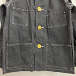 【曜日割引対象外】 キャピタル KAPITAL カバーオール ジャケット ブラック Mサイズ 201MT-4304 VB