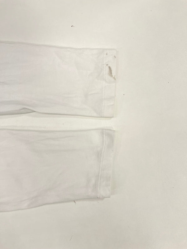 モンクレール MONCLER LUNGA LS T-SHIRT メッシュ切り替え 白 C-SCOM-20-40419 ロンT ホワイト Sサイズ 101MT-5115