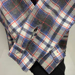 【曜日割引対象外】 ヴィンテージ vintage 60's Weareis gold チェックシャツ 長袖シャツ ブルー Mサイズ 201MT-4269 VB