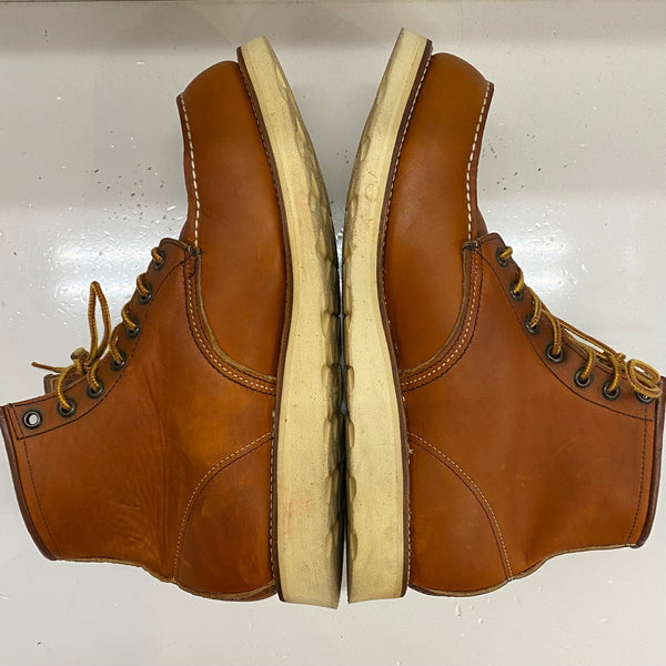 【曜日割引対象外】 レッドウィング RED WING 90's 97年製 犬刻印 アイリッシュセッター 875 メンズ靴 ブーツ ワーク ブラウン 28cmサイズ 201-shoes1518 VB