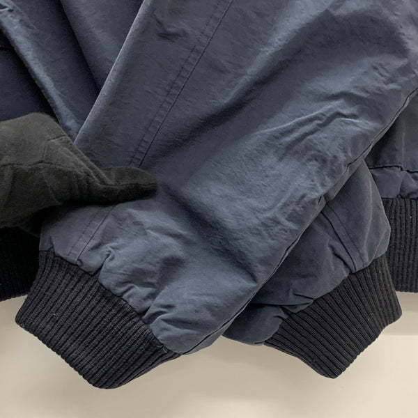 【曜日割引対象外】 ラルフローレン POLO RALPH LAUREN 90's Cotton Nylon print A-2 type jacket ジャケット ネイビー Lサイズ 201MT-3383 VB