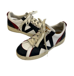 ルイ・ヴィトン LOUIS VUITTON トリコロール レザー ローカットスニーカー BA1006 メンズ靴 スニーカー ホワイト サイズ7 101sh-2282