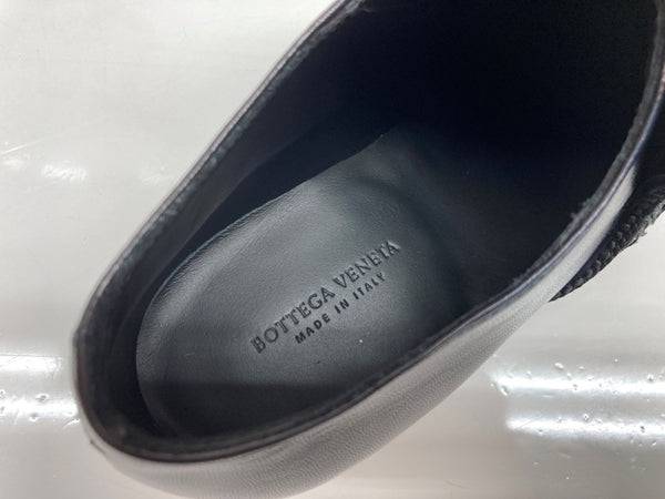ボッテガヴェネタ BOTTEGA VENETA DRESS SHOES ドレス シューズ フリンジ スエード スリッポン 紺 メンズ靴 ローファー ネイビー サイズ 40 104S-1004